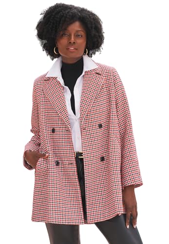 Jessica London Women's Plus Size A-Line Wool Peacoat - 24,