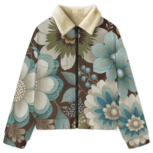 Veste polaire femme style vintage pour cocooning et promenades d'hiver au chaud