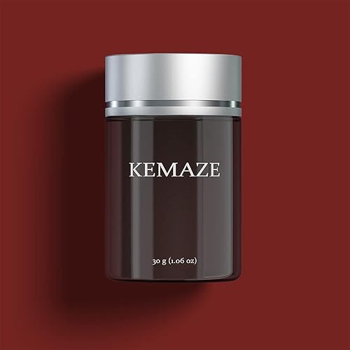 Miniatura 1 de Kemaze Fibras voluminizadoras instantáneas para el cabello (1.06 onzassuministro para 50 días, castaño rojo)