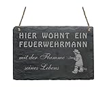 feuerwehr geschenke aus holz Die Größe der Tafel beträgt ca. 22 x 16 x 0,5 cm.