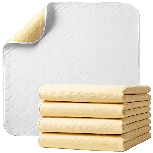 Yangbaga Empapadores Perros, Pañales Perro Lavable y Reutilizables Empapadores de Entrenamiento para Cachorros-4pc (60 *...