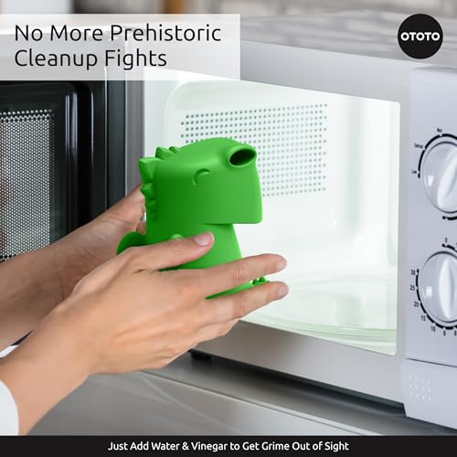 OTOTO NEW Dracowave Microwave Cleaner - Dragon Microwave Steam Cleaner, Cleans Grime in Minutes with Water and Vinegar - Cute Kitchen Gifts Accessories, Funny Kitchen Gadgets, White Elephant Gifts by OTOTO - Used condition - Image 3