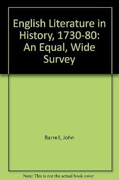Hardcover English Literature in History, 1730-80: An Equal, Wide Survey Book