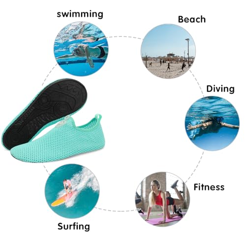 Image of Spesoul Womens Mens Water Shoes Quick Dry Beach Swim Shoes Barefoot Aqua Socks Outdoor Sand Socks for Pool River Diving