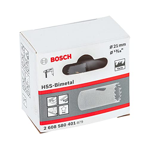 Scie trépan bimétal HSS 21 mm pour adaptateur standard 2608580401 Bosch - vue 4
