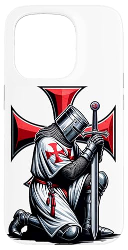 Knight Templar Cross Christian Warrior Crusader Case for iPhone 15 Pro