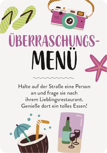 Reiseabenteuer: 50 Challenges für unterwegs (Geschenkideen für Reisefans)