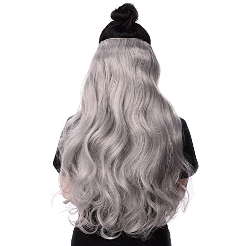 Extension de cheveux synthétiques bouclés ondulés à clipser 61cm - 2