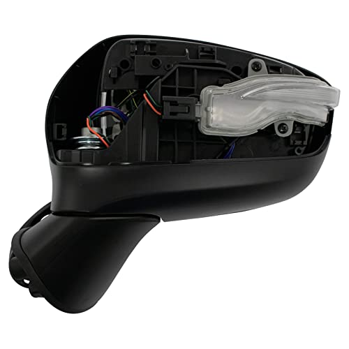TRQ Side Mirror Power Heated Turn Signal Blind Spot Paint to Match Passenger Side RH Compatible with 2016-2021 Mazda CX-3 by TRQ - Image 5