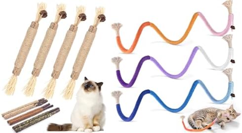 TINDTOP Silvervine Chew Sticks & Chew Ropes for Cats image 4