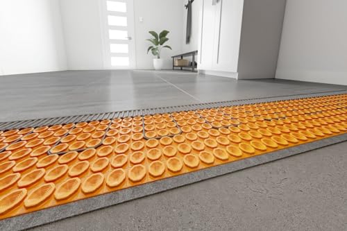 Schluter Ditra-Heat-Duo-PS Peel and Stick Uncoupling Membrane with Sound Control and Thermal Break - Ideal for Multi-Story Construction - 5/16" Thickness, 108 Square Feet Roll - DHDPS810M - Image 4