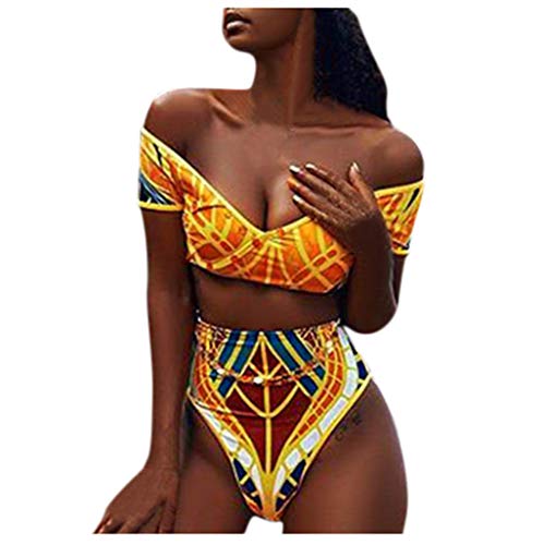 Maillot De Bain Deux Pièces Fille 8 Ans Rembourré Femmes Beachwear Ensemble Bikini Soutien-Gorge Imprimer Push-Up Maillot De Bain Africain Maillots De Bain Maillots De Bain Cover
