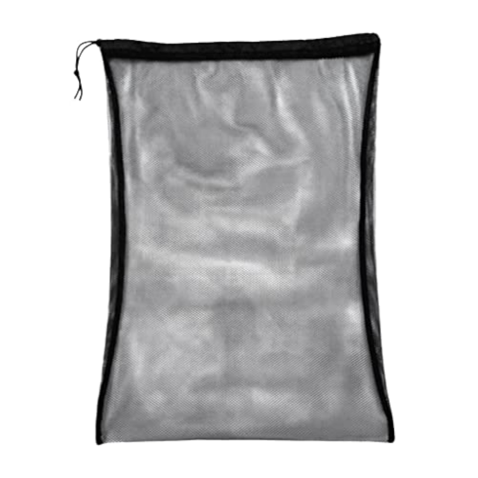 Multi Functional Black Mesh Bag with Drawstring, Travel