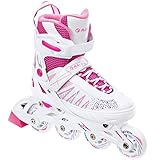 Raven Inline Skates Inliner Grace LED Leucht-Räder verstellbar 28-32 (18,5-21cm)