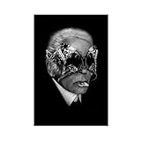 ZAQMKOL Karl Lagerfeld Poster (4) Leinwandposter 