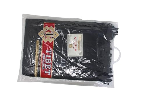 Wonderlist Tibetan Meditation Shawl Wool Handloom Meditation Oversize Shawl Throw Pure Wool Wrap Clothing Gift for Men Women4