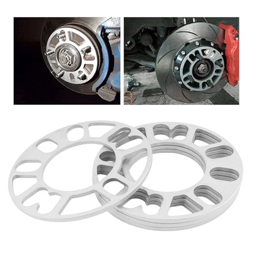 carleef 4PCS 5mm Hub Centric Wheel Spacers,Hubcentric Wheel Spacers Suitable for PCD 98-120mm 4/5 Hole Stud Wheels,Universal Wheels Spacer Compatible with Acura Audi BMW