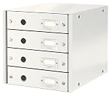 Leitz Click & Store Schubladenset, 4 Schubladen, A4, weiß, 60490001