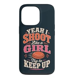 Woman Trap Shooting Clay Target Shooter Skeet Case for iPhone 13 Pro