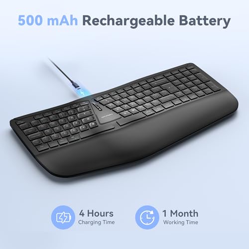 TECKNET Wireless Ergonomic Keyboard Review: Budget Split Board Worth It?