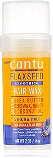 CANTU Flaxseed Smoothing Hair Wax with Shea butter beeswax, Honey & Coconut Oil (Strong Hold) 2oz 56 g (Pack of 1)