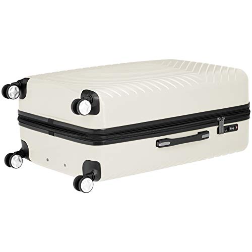 image for AmazonBasics Geometric Travel Luggage Expandable Suitcase Spinner with