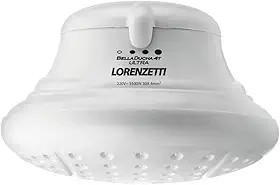 Lorenzetti Chuveiro Elétrico Branco Bella Ducha, 5500W 110V