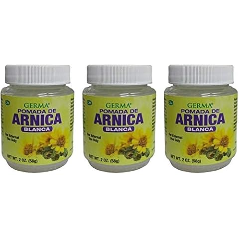 Arnica White Ointment 2oz Bruises Cramps Arthritis. Pomada Blanca (Pack of 3) Cover