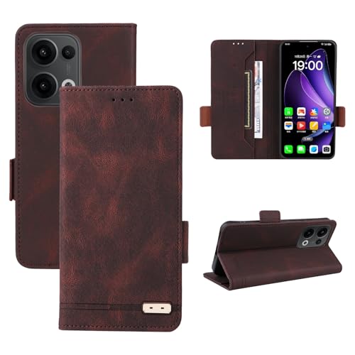 Housse Oppo Reno 13 Pro antichoc avec coque TPU et fermeture magnétique sécurisée