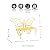 Plow & Hearth Weatherproof Butterfly Outdoor Bench | Holds Up to 300 lbs | Garden Patio Porch Park Deck | Metal | Yellow