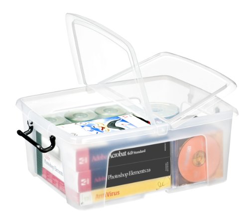 Boîte de rangement 24L en plastique transparent Strata by CEP HW673
