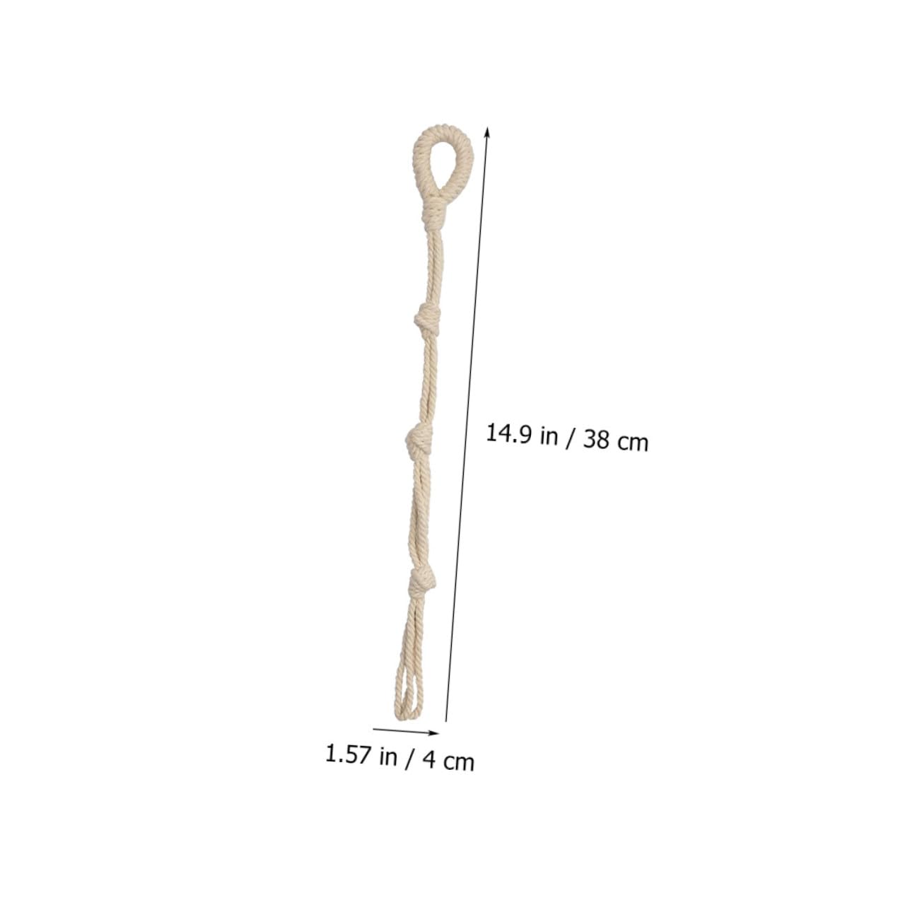 Hemobllo 3 Ensembles Holders De Pots Suspendus Macramé Corde Ajustable Pour Plantes Grimpantes Décoration Intérieure Extérieure Ropes De Suspension Robustes Élégantes 8 Pièces * 3