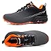 Imagen de Dhinash Zapatillas de Trail Running para Hombre Zapatillas de Senderismo Zapatos de Trekking Tenis Zapatos de Senderismo Calzado de Correr en Montaña Negro Naranja Talla 41