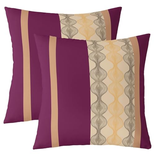 Erosebridal Hourglass Lines Set of 2 Throw Pillow Cover 22x22