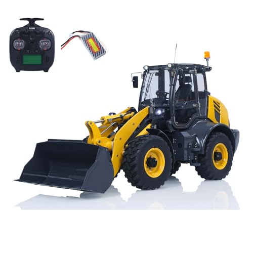 Image of LESU 1/14 RC Hydraulic Loader Aoue WA100M-8 4X4 RTR Remote Control Construction Vehicle Axle Lock ST8 Radio