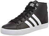 adidas superstar high top damen PU Coated Leather / Synthetic adidas Damen Cloudfoam Daily QT MID Fitnessschuhe, Schwarz (Negbas/Ftwbla/Plamat 000), 38 2/3 EU