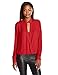 BCBGMAXAZRIA Women's Gisella Long-Sleeve Faux-Wrap Top