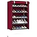 Wielowarstwowy stojak na buty zdejmowany pyłoszczelny materiał włókniny buty szafka na buty organizer stojak na buty i przechowywanie dom re-30 x 60 x 90 cm czerwony, Federacja Rosyjska