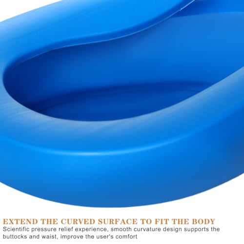 Bedpans for Men Woman Ladies Urinal Bed Pan Heavy Duty Smooth PP Bedpan Bed Urinal Unisex for Female Elderly Bedridden Patients - Image 4