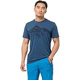 jack wolfskin t shirt kinder Marke: Jack Wolfskin Jack Wolfskin Herren Crosstrail Graphic T-Shirt, Indigo Blue, M