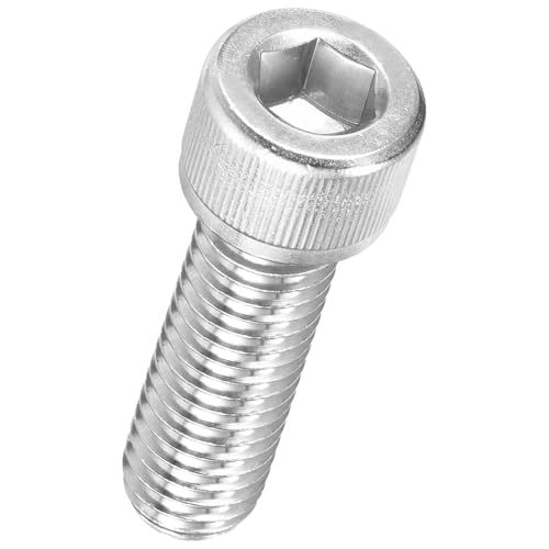 Image of Kozelo 20pcs Socket Head Cap Screws - [1/2"-13 x 1-1/2"] UNC 304 Stainless Steel Allen Socket Drive for Electrical Motor 3D Printing Fan Engine Replacement Use, Silver