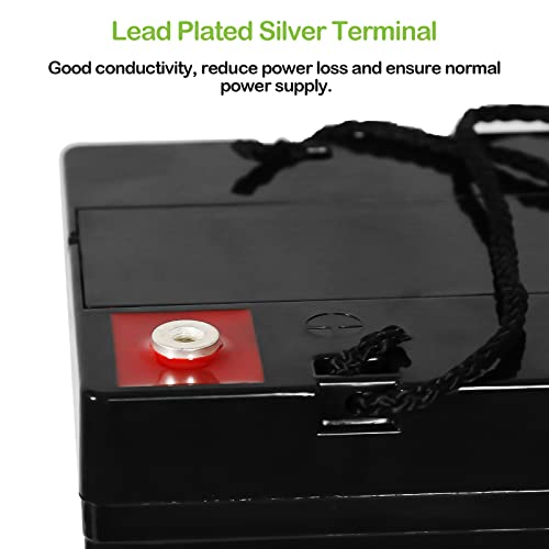 Weize 12V 55Ah Deep Cycle Battery Ub12550 For Power Scooter Wheelchair Mobility Emergency Ups System Trolling Motor #TOP5