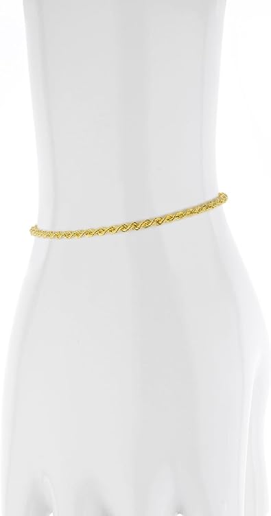 LAMUR Gold Bracelet 375 Classic - Elegant Women's Bracelet Made of 9K Yellow Gold - Timeless Jewellery Bracelet with Fine Design - Elegant Gift for Women for Birthday
