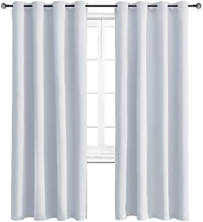 WONTEX Blackout Curtains Room Darkening Thermal Insulated Living Room Curtains, 52 x 84
