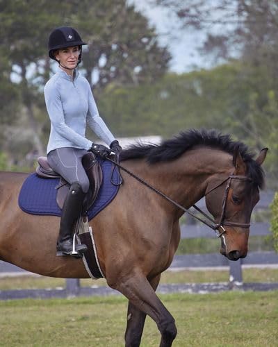 Miniatura 2 de Rider's International by Dover Saddlery Contour - Almohadilla de sillín de contacto cercano - Azul marino - Contacto cercano