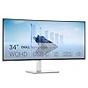 Dell 34 Plus USB-C Curved Monitor – S3425DW – 34-inch (3440 x 1440) up to 120 Hz 21:9 Display, VA Panel, AMD FreeSync Premium, 99% sRGB, 95% DCI-P3, Integrated Speakers, 3000:1 Contrast Ratio