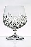 Ein Set - 6 Stück exclusive, Cognacgläser, Brandygläser aus hochwertigem Bleikristall 24 %. Angefertigt in Handarbeit und handgeschliffen.