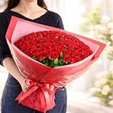 BisesFlower(ビズフラワー)【クール便出荷】バラ 花束 108本 赤 プロポーズ サプライズ 花 ローズ 薔薇 ブーケ ウェディング プレゼント 生花 記念日 結婚 バラの花束 誕生日 薔薇の花束