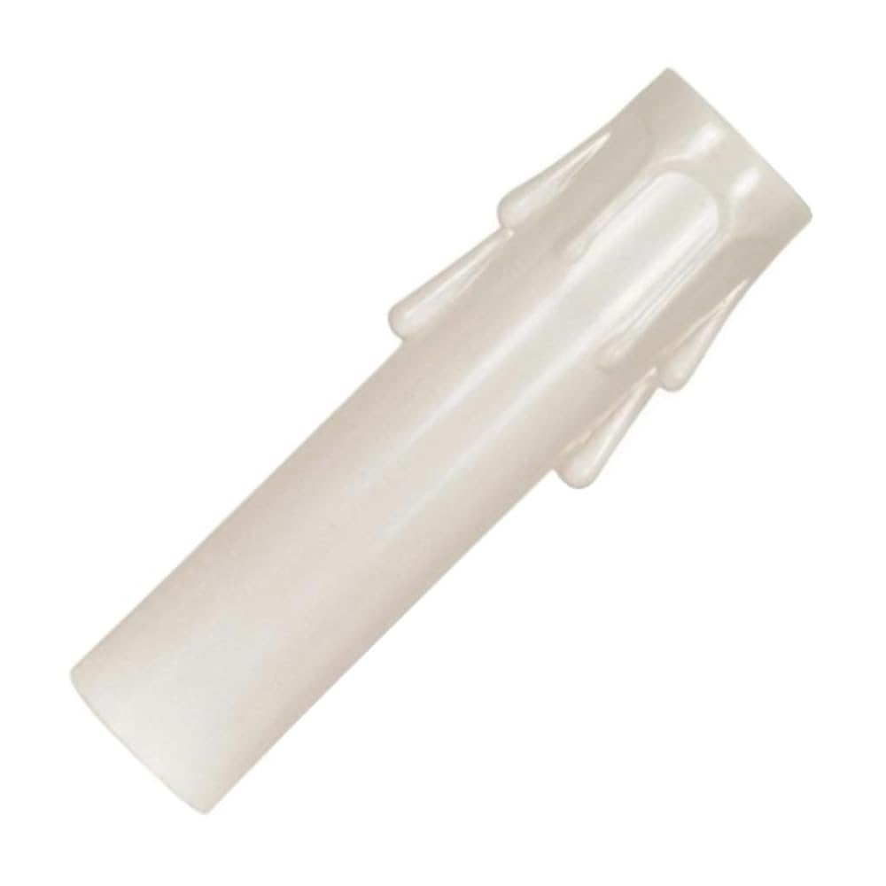 Satco 4" Candelabra White Drip Plastic Candle Cover model number 90-1260-SAT