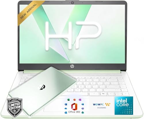 HP 14�C���`�m�[�g�p�\�R���E���g���u�b�N�AIntel(�C���e��)4�R�ACPU�A8GB RAM�A1.1TB�X�g���[�W(128GB SSD + 1TB�N���E�h)�AMicrosoft 365 Copilot AI�AWindows 11�m�[�g�p�\�R���t���AHD